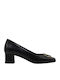 Leder Pumps Schwarz