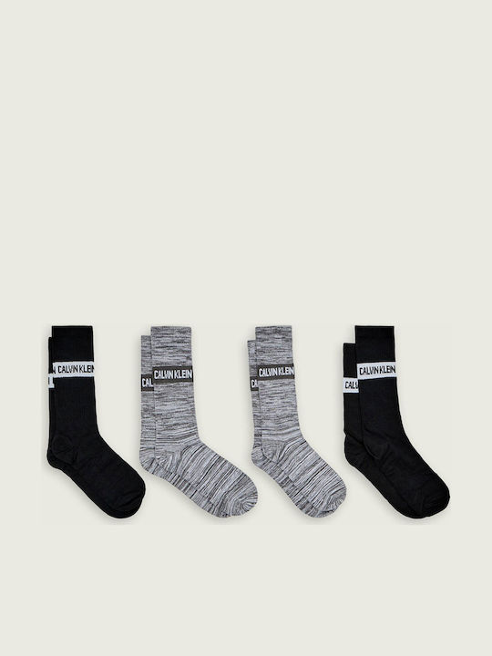 Calvin Klein Herren Gemusterte Socken Mehrfarbig 4Pack