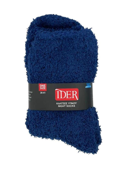 IDER Damen Gemusterte Socken Blau 1Pack