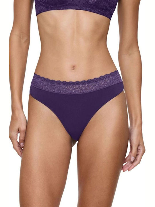 Triumph Feel Modal Damen Zeichenfolge Dark Purple