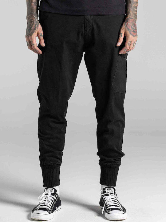Trousers Cargo in Regular Fit Black