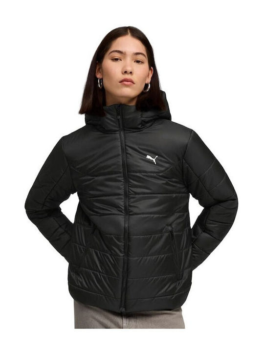 PUMA Κοντό Γυναικείο Puffer Μπουφάν Αδιάβροχο γ...