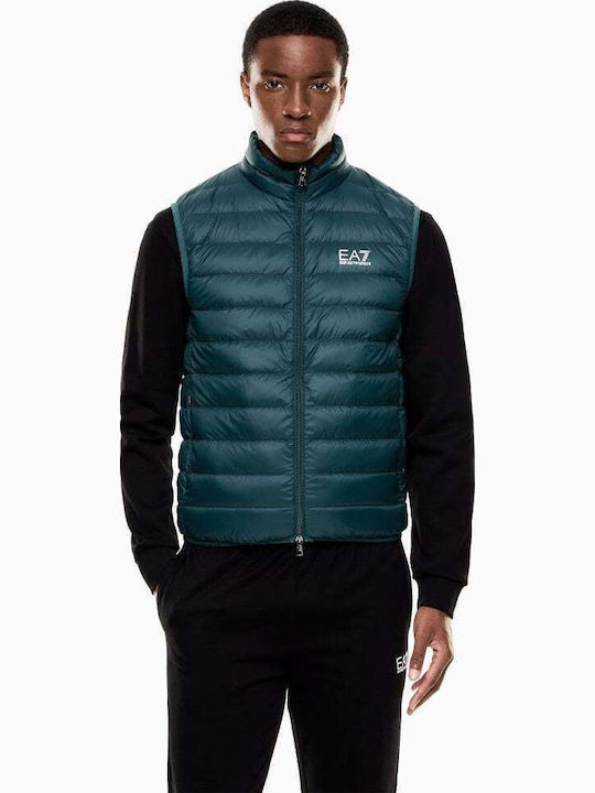 Emporio Armani Sleeveless Jacket Green