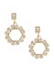 FantazyStores Earrings made of Steel Gold Plated Gold / Silver