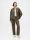 Sweatpants Black Moss Green