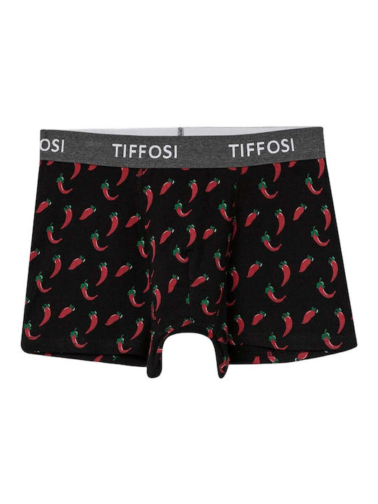 Ανδρικό Μποξεράκι Μαύρο με Σχέδια