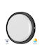 Braytron Стенна Външна Костенурка LED IP65 18W с Регулируемо бяло Светлина 22.2x22.2x4.8εκ.