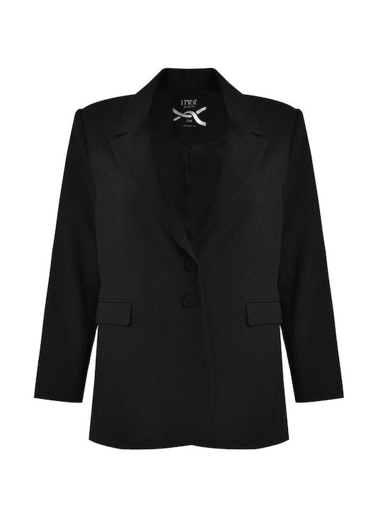 Mat Fashion Women's Blazer Black