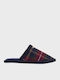 Everitt Tartan Χειμερινές Ανδρικές Παντόφλες Μωβ