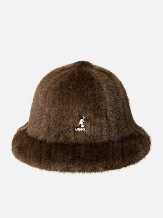 Beanie Unisex Σκούφος Πλεκτός σε Καφέ χρώμα