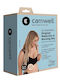 Carriwell Maternity & Nursing Bra with Clips Black/Beige