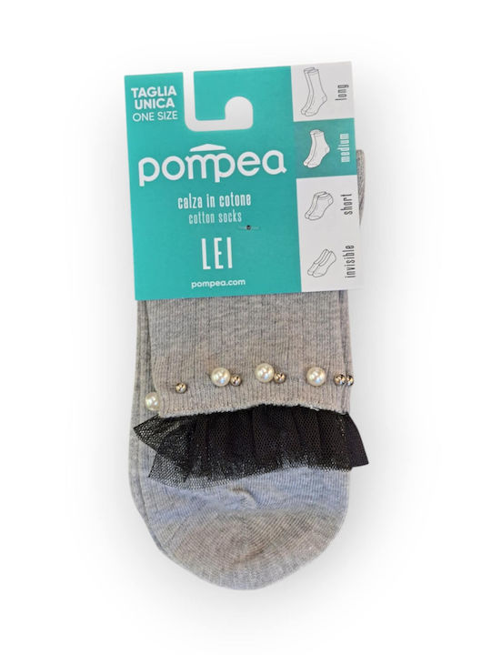 Pompea Damen Socken Gray 1Pack