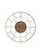 Artekko Wall Clock Metallic Black Ø142cm