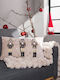 Teoran Christmas Decorative Pillow Rectangular Gray 35x60cm
