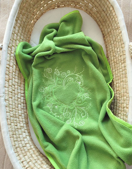 My Sweet Baby Pătură Fleece Verde