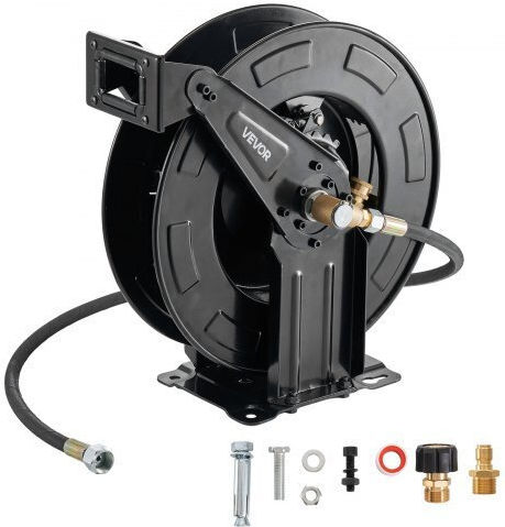 Vevor Automatic Watering Wind Wall Mounted with Hose 15.2m