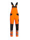 Stenso Work Coveralls Dungarees & Reflective Tapes Orange