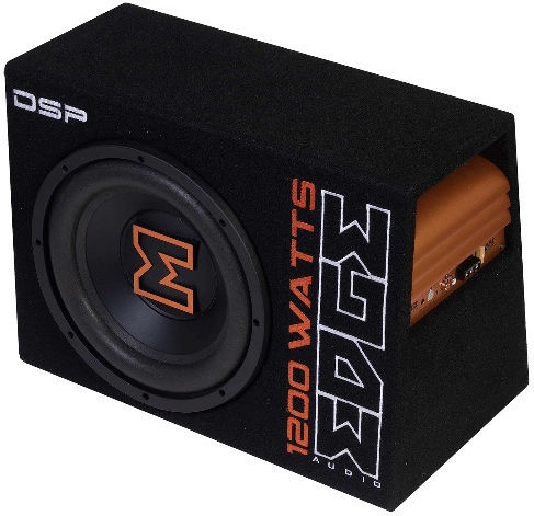 Edge Edbx 12" Aktiv Auto-Audio-Subwoofer Dsp Steuerung Smartphone 1200w Verkabelung