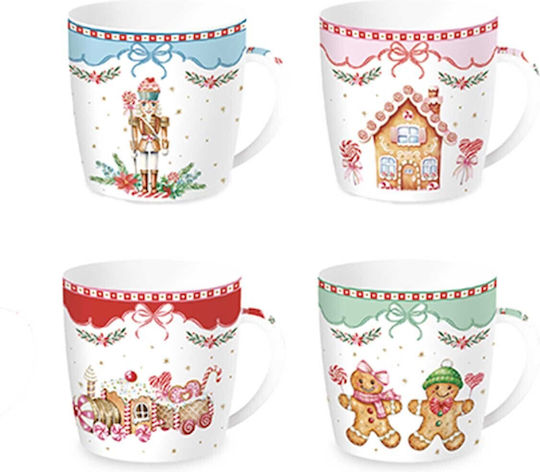 Easylife Christmas Mug Porcelain (Μiscellaneous Designs/Colors)