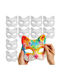 Set 10 Cat Masks Zola One Size Elastic Bands Included 30 X 45 Cm White