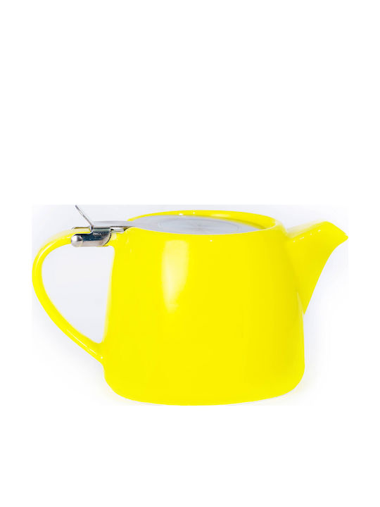Madras Teapot Porcelain Yellow 500ml