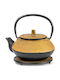 Madras Teapot Cast Iron Yellow 690ml