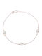 Kritsimis Women's Bracelet made of White gold 14K with Pearls