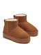 Suede Kinderstiefeletten Tabac Braun