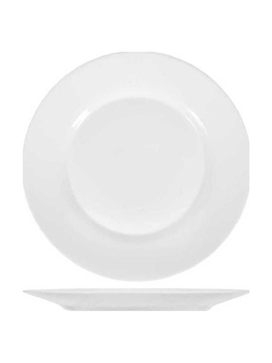 Bormioli Rocco Plate Shallow White with Diameter 25cm 6pcs