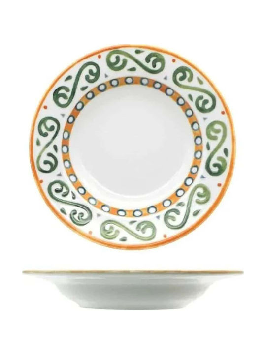 Saturnia Plate Soup made of Porcelain with Diameter 23cm 6pcs