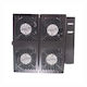 Cooling Unit 4 Fans Thermostat Power On Tsfan-s4 Floor Standing Rack Cabinet 600x800mm