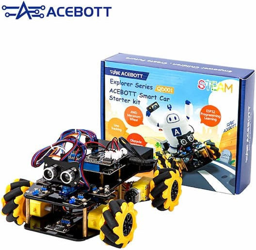 Acebott Intelligenter Auto Starter Bausatz Arduino Roboterauto