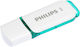 Philips Snow Edition 8GB USB 2.0 Стик Зелен