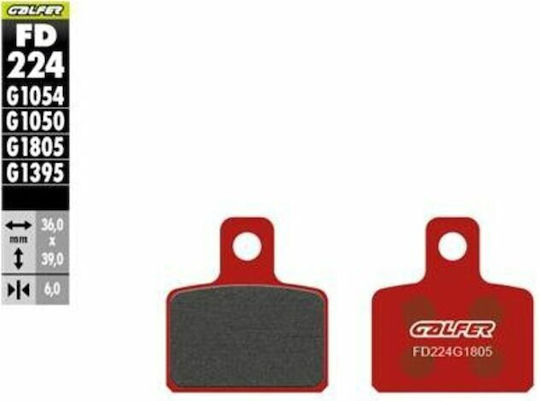 Galfer Tampoane Semi-Metalice Fd224g1805 1 Set 1 Etrier