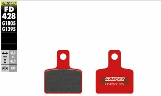 Galfer Tampoane Semi-Metalice Fd428g1805 1 Set 1 Etrier