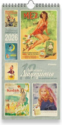 Klaketa Wall Calendar '12 Advertisements' 2026