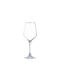 Vicrila Set Gläser Weißwein / Champagner aus Glas in Rot Farbe Mit Stiel 6Stück