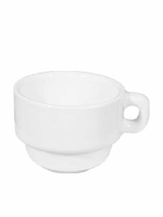 Saturnia Σετ Φλιτζάνια Espresso από Πορσελάνη 6τμχ