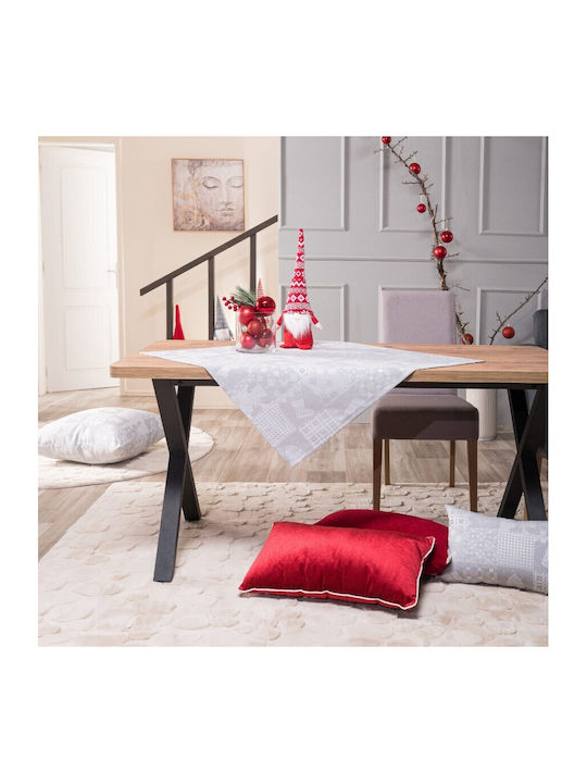 Teoran Weihnachtlich Tischtuch Quadrat Stoff Gr...