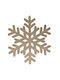 Snowflake Hanging Snowflake Ornament Yellow