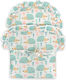 Doll Blanket Wrap Ties Mint Hedgehogs