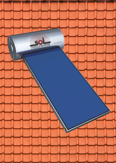 SOL-Violaris Energypro Încălzitor solar de apă 120lt Sticlă Energie Triplă 2 m² Țiglă de acoperiș Selectiv