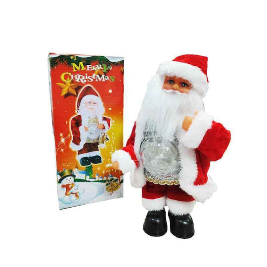 Illuminated Santa Claus Red 27cm Decorative