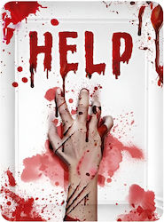 Χάρτινοι Δίσκοι Ματωμένο Χέρι ''help'' 2 Τεμ Χάρτινοι Δίσκοι Ματωμένο Χέρι ''help'' 2 Τεμ