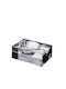 Τασάκι Πούρου Κρυσταλλίνης Fumo Nude 15x10x5,5εκ Nu25401 Διάφανο Υλικό Κρυσταλλίνη Nude Nu25401