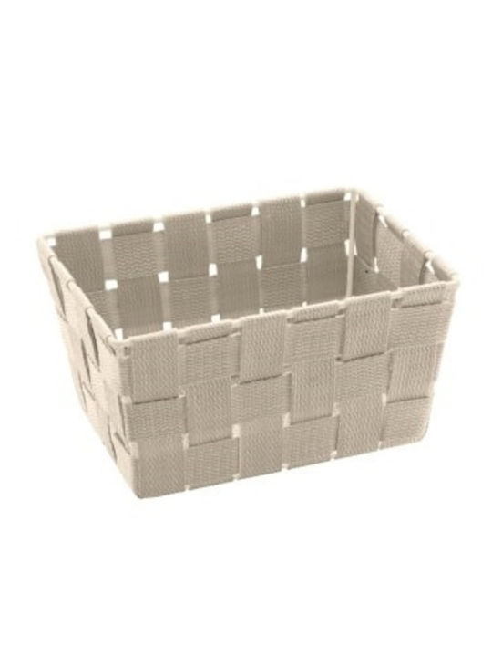 Wenko Καλάθι Αποθήκευσης Πλαστικό Μπεζ 19x14x9cm