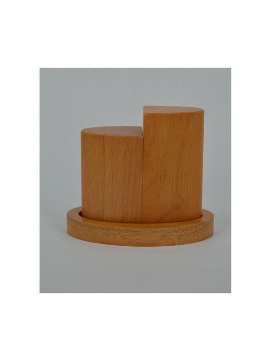 Lampiris Interiors Salt and Pepper Set Wooden 2pcs