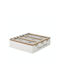 Uncle George Drawer Dividers Wooden in White Colour 23x26x7cm