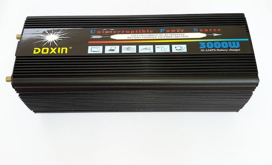 Doxin Doxin Wechselrichter Mit Modifizierte Sinuswelle 3000W Nenn-Eingangsspannung 12V Einphasig