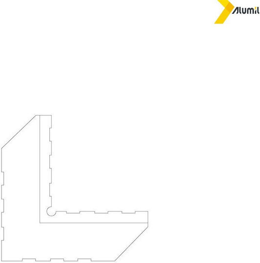 Colțar De Nivelare Din Plastic Mo20 M9400 Alumil 1802000000